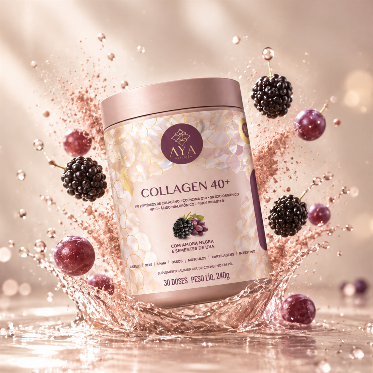 COLLAGEN 40 + AMORA NEGRA 240G