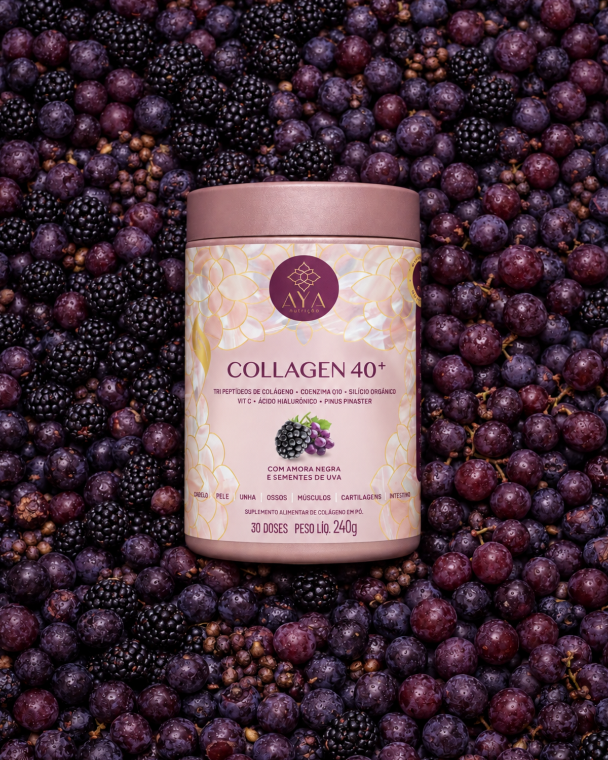 COLLAGEN 40 + AMORA NEGRA 240G